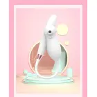 Elva divējādais gaisa pulsa un vibrators – balts Foto 4