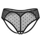 Obsessive трусы с открытой промежностью – 2XL/3XL – чёрные — Фото 4