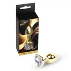 MyLove Toys Jewellery širdies formos analinis kištukas – 7 cm – Skaidrus — Nuotrauka 1