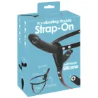 RC vibruojantis dvigubas strap-on – 15.5 cm — Nuotrauka 1