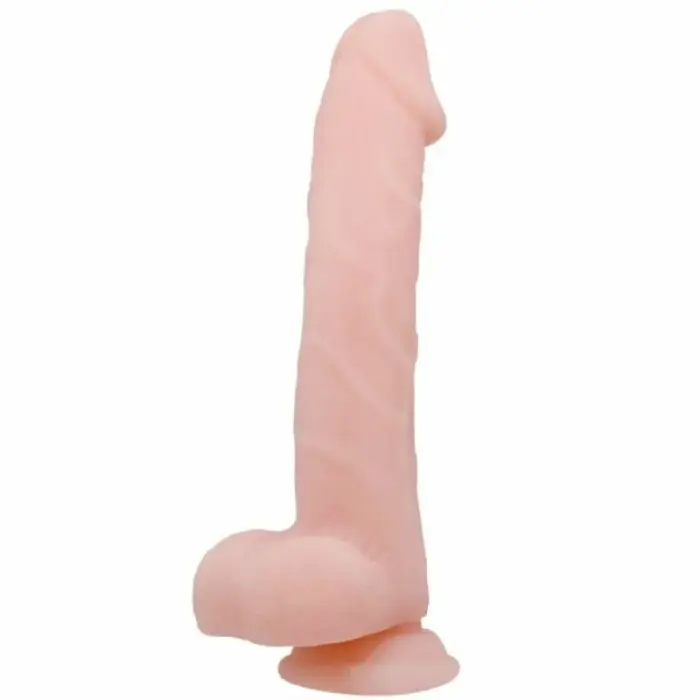 BAILE Super Realistic dildo ar piesūcekni – 22 cm (8.7″) – miesas krāsa