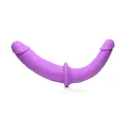 Double Charmer dubultais strap-on dildo ar jostu – 16 cm (6.25″) – violets — Foto 5
