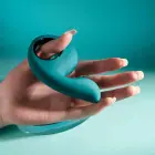 Evolved Thumbs Up divu motoru vibrators – 4.5 cm (1.75″) – tirkīza — Foto 3