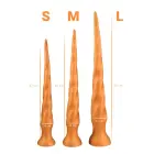 Goldplay Twist dildo – 53 cm (21″) – Kuldne Photo