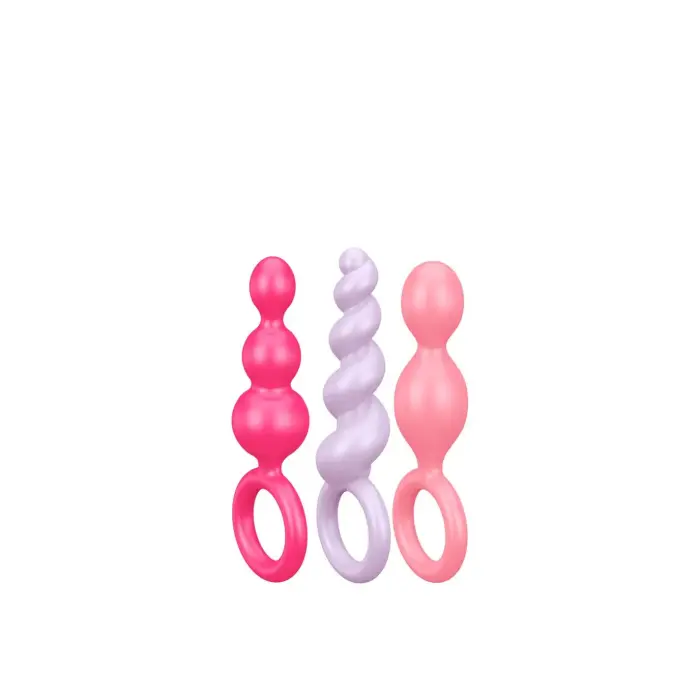 Satisfyer Plugs 3 dildo rinkinys – Spalvotas Photo