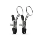 Stymulator Metal Nipple Clamps with Ring – Silver — Photo 4