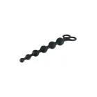 NMC 8 Inch Ribbed Silicone Beads – black – flexible graduated design – 20 cm — Photo 3