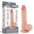 Sliding Skin Dual Layer Dildo – 20 cm (8″) – Flesh — Photo 1