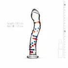 Glas No. 3 stikla dildo – 19 cm (7.5″) – caurspīdīgs — Foto 4