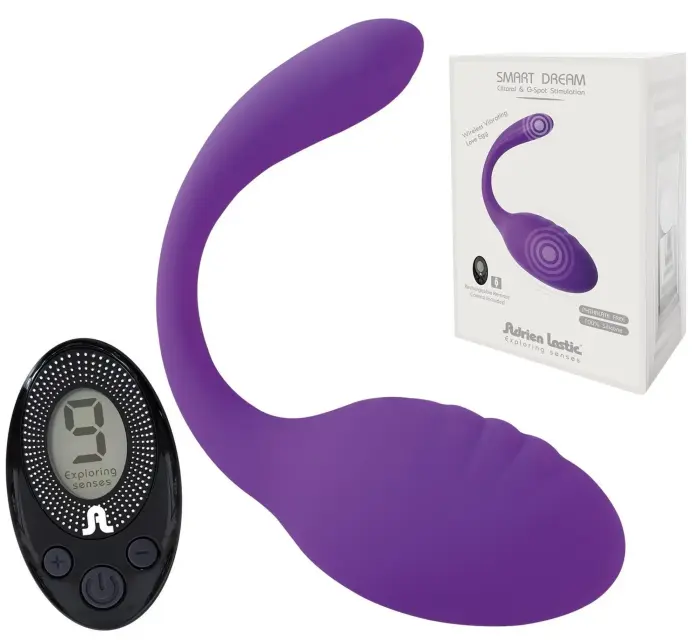 Smart Dream II laetav topeltvibraator kaugjuhtimispuldiga – 10.6 cm – roosa
