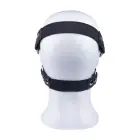 Red Leather Face Mask with Zip – Black — Photo 3