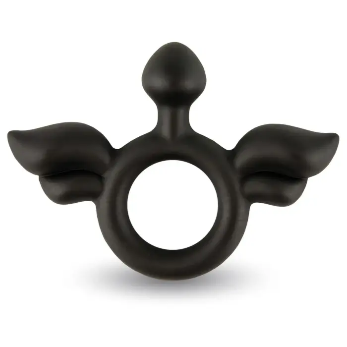 Velv'Or Rooster Jeliel plaatina silikoonist anatoomiline rõngas 30 mm – must