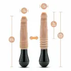 Dr. Skin Dr. Knight Thrusting Vibrator – 22 cm (8.5″) – Skin — Photo 6