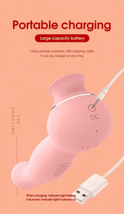 Lauren USB vibrators – rozā Foto 23