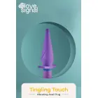 Tingling Touch Vibrating Anal Plug – 13 cm – Black — Photo 9