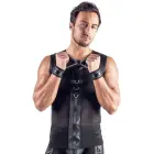 Svenjoyment Bondage Mesh Shirt with Cuffs – Black – L — Photo 3