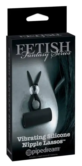 Fetish Fantasy vibruojantys silikoniniai spenelių spaustukai