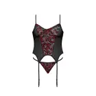 Magic Silk комплект из корсета и стрингов – чёрный – L/XL — Фото 4