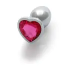 Heart Gem Butt Plug – S – Pink — Photo 5
