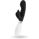 Dorcel Glossy Elvi – вибратор-кролик с двойным мотором – 10 режимов, силикон – чёрный – 12 см — Фото 4