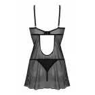 Christine Obsession Sheer Mesh Babydoll - Open Back, Adjustable Straps — Фото 5