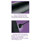 AFE Twist Ecstacy rotējošs spirālveida anālais vibrators – 24.1 cm – Melns — Foto 4