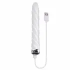 Playboy In A Twist Glass Vibrator – 17.5 cm (6.9″) — Photo 8