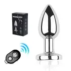 Vibrating Aluminum Butt Plug – 7.1 cm (2.8″) – Black — Photo 7