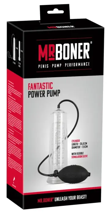 MrBoner Fantastic Power Pump – skaidrus