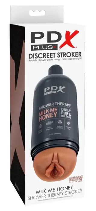 PDX Plug Shower Therapy Milk Me Honey Tan masturbators 20.7 cm
