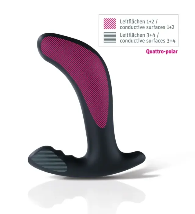 Mystim Twisting Tom četru polu elektrostimulācijas anālais aizbāznis Foto 3