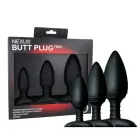 Nexus Trio Silicone Plug Set – Black — Photo 3
