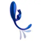 Sweet Smile Металлический гибкий двойной вибратор-пуля с Vibro-Bunny – 22.5 cm (8.9″) – разноцветный — Фото 7