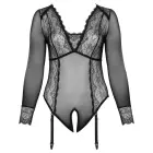 Cottelli CURVES Body Lace Bodysuit – Black – 3 XL — Photo 6