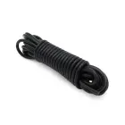 Deluxe Silicone Bondage Rope – Black – 5 m — Photo 1