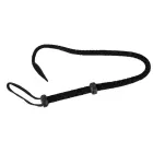 Pintas zomšinis botagas – juodas – 90 cm — Nuotrauka 2