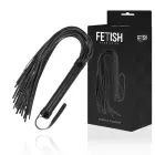 Fetish Submissive dirbtinės odos jojimo botaginė 28 cm – juoda — Nuotrauka 1