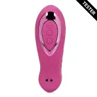 Jaudīgs vibrators ar kustību un piesitieniem – rozā Foto 4