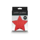 Glitter Star Pasties (2 pāri) - Sarkanas Foto 2