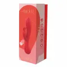 AMOUR Rabbit Vibe Camille divmotoru silikons rozā – 22 cm — Foto 1