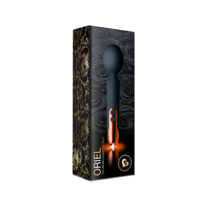 Oriel uzlādējams wand masāžas vibrators – melns