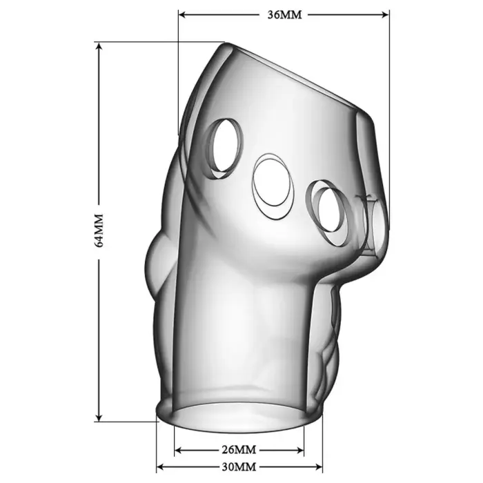 PRETTY LOVE - OSCAR locekļa biezuma uzmava – TPR Foto 10