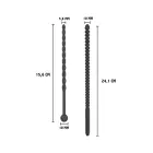 Extreme Ribbed Penis Dilator Set – 2 pcs – Black — Photo 4