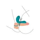 Xocoon Couples Vibrating Cock Ring – Green — Photo 4