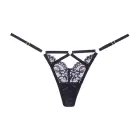 Do Not Disturb mežģīņu stringi – melni – One Size — Foto 2