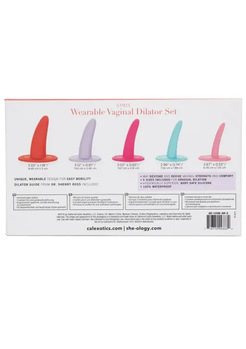 She-Ology 5 gab. valkājamais dilatoru komplekts Foto 10
