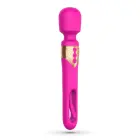 Big Ben Dubultais wand masāžas vibrators ar G-punkta stimulatoru – 26 cm (10.2″) – rozā — Foto 4