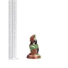 Kiotos Revolt Green Army 10 Small – silikoninis dildo – 11,5 cm — Nuotrauka 5