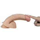 LoveToy Real Extreme Dildo – realistlik dildo – PVC – lihatooni – 21,6 cm — Foto 3