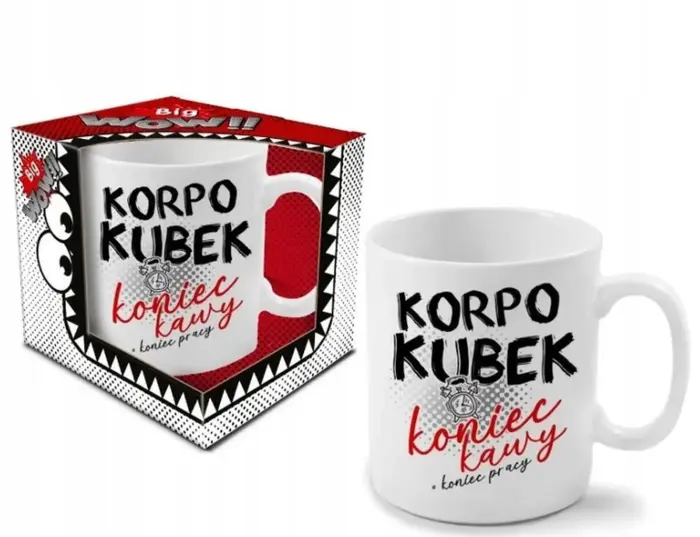 BIG WOW "Big Boss" porcelain mug – 800 ml